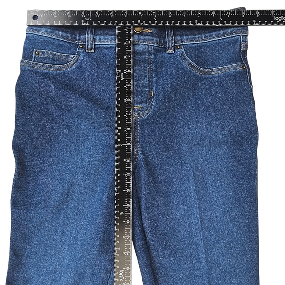 SPANX Women's High Waist Pull-On Stretch Bootcut Jeans - Picture 6 of 10